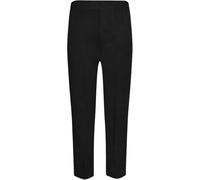 Alanna Jones Pull Up Trouser School Trousers for Boys Back to School Half Elasticated Boys Pull On Trouser- No Zip, No Clip_Black (4-5)