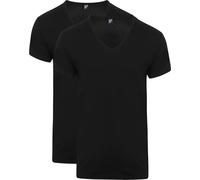 Alan Red V-Neck Dean T-Shirt (2Pack) Black maat L