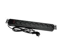 Alantec PZ081U3M Power Extension 3 m 8 AC Outlet(s) Indoor Black