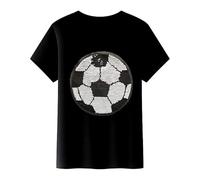 ALANTOP Toddler Little Kids Baby Boys Girls Magic Flip Sequins Tshirt,Short Sleeve Crew Neck Pullover Tees Tops Ages 2 to 8 Years
