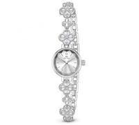 ALANTOP Vintage Watch for Women Four-Leaf Clover Diamond Women’s Bracelet Watch Stainless Steel Elegant Dainty Small Ladies Dress Wrist Watch Waterproof Luxury Gift