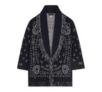 Alanui Bandana jacquard cashmere cardigan - Blue S