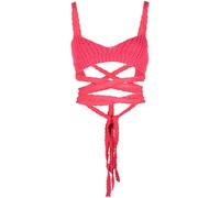 Alanui Palm Springs knitted top - Pink M