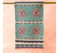 Alanya Hand Woven Wool & Cotton Kilim Rug - 75x135cm