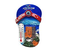 Alanya Turkey 3D Slipper Refrigerator Magnet Travel Sticker Souvenirs Thermometer,Home & Kitchen Decoration Turkey Fridge Magnet from China