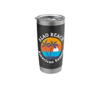 Alao Beach American Samoa Summer Vacation Souvenir Stainless Steel Insulated Tumbler