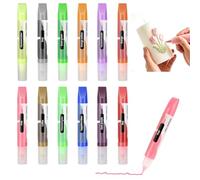 Alaoo Candle Pens, 10ml 12 Colour Candle Pens for Wax Melts, Candles Marker for DIY Candles Making Decorating Designing