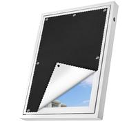 Alaoo Roof Windows Roller Blind, Roof Window Sunshade Unsealed Style Easy Fit Suitable for Home and Office, Window Roller Blind No Drilling with Suction Cups, B38 x H75cm