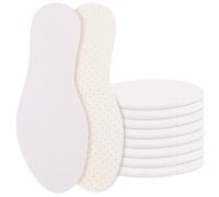 Alaoo Shoe Insoles, 4 Pairs Barefoot Soles with Latex Cushioning, Cut-to-Size Deodorant Insoles for Men and Women Made of Terry Towelling Help Feet Breathe 3mm, 41EU