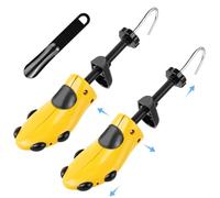 Alaoo Shoe Stretcher, 1 Pair Shoe Tree for Men Plastic & Metal Boot Stretcher with Shoes Horn Adjustable Shoes Widener for Bunions,UK7-11.5 (EU41-47)