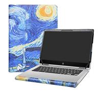 Alapmk Protective Case for MacBook Air 13 (A1369 & A1466,2010-2017 Release),Case for HP Chromebook x360 14 14-daXXXX/14b-caXXXX/Chromebook Enterprise x360 14E 14 G1 14 Inch Laptop,Starry Night