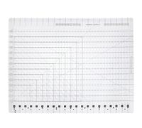 ALAPUR Slotted Quilting Rulers, XL Sewing Ruler, 18-3/4"x22 Stripology Ruler for Quilting, Precise Unbreakable Acrylic, Long Arm Sewing Ruler for Fabric Rotary Cutting Patchwork Crafting Template