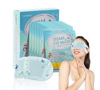 ALAREWO Steam Eye Mask Hyaluronic Acid Formula Self Heating Moist Eye Compress Disposable SPA Warm Eye Mask 5 Packs for Dry Eye, Eye Fatigue, Soothing Headache Travel Trouble Sleeping