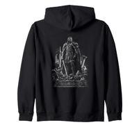 Alaric Visigoth King Rome Barbarian Warrior Zip Hoodie