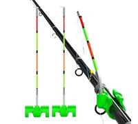 Alarm - 3 Pieces High Sensitivity Instant Weatherproof | Men Ice Tip Up Bite Alert for Lure Rod Freshwater Salt Water Lake River Pool Bank Shore Sound LED