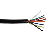 ALARM CABLE 8C PE BLACK, OUTDOOR 100M, Multicored Cable/wire QTY X 1