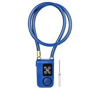 Alarm Chain Lock for Bikes & Gates - 110dB Siren, IP44, Keyless Keypad, Theft Cable E-Scooters, Motorcycles, and Mobility Devices