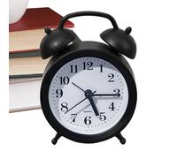 Alarm Clock - 4.5 Inch Silent Watch | ABS Analog Clock - Discreet Battery Operated Decor for Bedrooms and Dorms, Providing a Peaceful Way to Track Time Without Disturbing Your Clock
