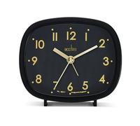 Acctim Alarm Clock Hilda 15905 – Beep, Non‑Ticking Sweep, Crescendo Alarm, Backlight – Black