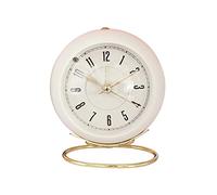 Alarm Clock, Creative Mute Mechanical Bell Clock with Night Light, Vintage Style, Simple Design for Home or Office, Perfect for Heavy Sleepers and Kids