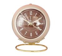 Alarm Clock, Creative Mute Mechanical Bell Clock with Night Light, Vintage Style, Simple Design for Home or Office, Perfect for Heavy Sleepers and Kids