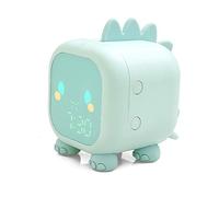 Alarm Clock for Kids Boys, Cute Kids Digital Alarm Clocks Bedside with Dinosaur Design, Kids Sleep Trainer Clock Wake Up Time Night Light Clock for Children