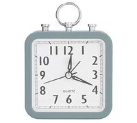 Alarm Clock,Green Simple Style Adorable Look Super Silent Non Ticking Retro Small Clock,Non Ticking Battery Alarm Clocks for Bedrooms Bedside Desk(Green)