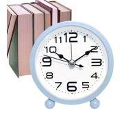 Alarm Clock, Kids Alarm Clock, Silent Alarm Clock, Small Battery Operated Clock, Big Numbers Alarm Clock, Simple Design Alarm Clock, Quiet Alarm Clock for Kids Boys and Girls