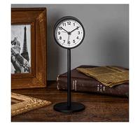 Alarm Clock Modern Small Clock, Metal Silent Non-Ticking Nordic Simple Style Digital Desk Clock, Battery Operated Alarm Clock Digital Alarm Clock for Bedroom, Living Room, Kitchen, Home Decoration
