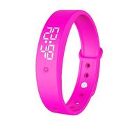 Alarm Clock - Silent ABS Silicone Reminder Clock | Adjustable Vibration Timer with 3 Daily Alarms | Help Deep Sleepers Wake Up, Manage