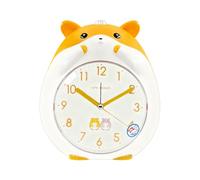 Alarm Clocks - 1 Cute Sing Talk Speaker | 19.5 CM Animal Design Clock Silent Movement Easy Read Numbers for Girls Boys Sleep Bedroom T