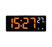 Alarm Clocks for Bedrooms | Small Alarm Clock Voice Control | Sleep Aid Temperature Display Desk Accessories for Bedroom Study Kids Adults Heavy Sleepers Table Bedside Dorm