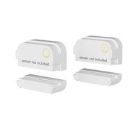 Alarm Contact Sensor Riser for Ring 2nd Gen 10mm Height Extension Kit for Uneven Doors & Windows | Crown Molding & Trim Installation No-Tools Mounting Snap-On Design (Sensor & Magnet Not Included) (2)