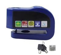 Alarm Disc Lock - Electric Powered Bike Wheel Lock, Water Resistant Coating, Key Operated Mechanism, Strong Anti Theft Protection | Practical Security Solution for Cycling Adventure Outdoors