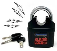 Alarm Padlock Anti-Theft Security Keyed Padlock Lock 110dB (decibels) Sound Siren