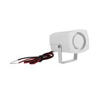 Alarm Siren, Wired Mini Horn Siren Loud Home Vehicle Security Sound Alarm System with Support 110dB DC 12V.
