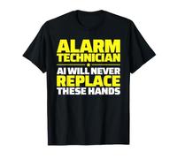 Alarm Technician Never Replace T-Shirt