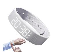 Alarm Watch, Vibrating Alarm Clock, 01.05x12.05 Inches, Adjustable Silent Smartwatch, Digital Wristband for Deep Sleepers, Travel School Sports Outdoor Use, Women Men Kids Teens Heavy