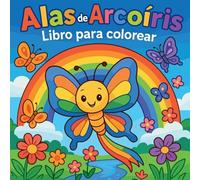 Alas de Arcoíris - Libro para colorear