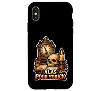 Alas Poor Yorick Hamlet Graveyard Quotation Tragedy Play Case for iPhone X/XS