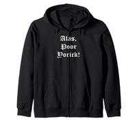 Alas, poor Yorick! Zip Hoodie