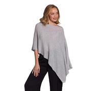 Alashan Cashmere Company Claudia Nichole Draped Dress Topper - Grey -