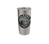 Alaska 2026 Mountain Sea Trip Commemorative Stainless Steel Insulated Tumbler