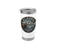 Alaska 2026 Mountain Sea Trip Commemorative Stainless Steel Insulated Tumbler