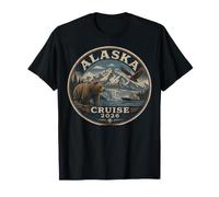 Alaska 2026 Mountain Sea Trip Commemorative T-Shirt