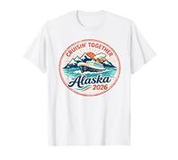 Alaska 2026 Nautical Voyage Cruising Together Vintage Design T-Shirt