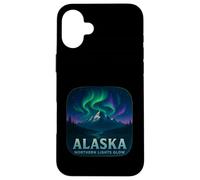 Alaska Aurora Borealis Sky Watching Theme Case for iPhone 16 Plus
