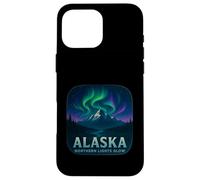 Alaska Aurora Borealis Sky Watching Theme Case for iPhone 16 Pro Max