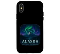 Alaska Aurora Borealis Sky Watching Theme Case for iPhone X/XS