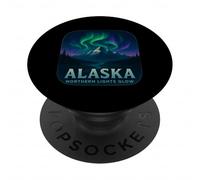 Alaska Aurora Borealis Sky Watching Theme PopSockets Adhesive PopGrip